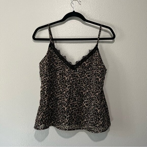 GUESS-Flowy Animal print Tank Top Size S - Picture 1 of 4